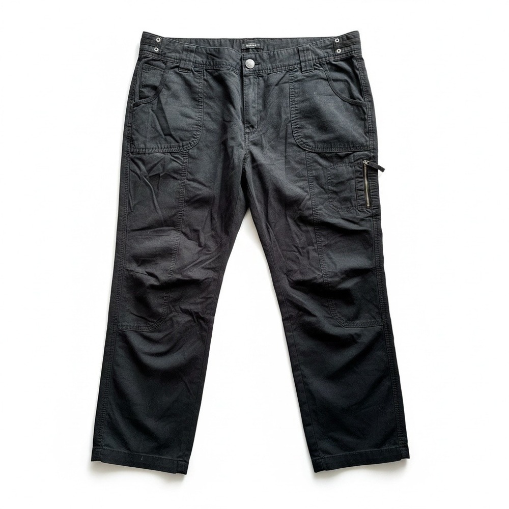 Eddie Bauer Womens 18 Black Utility Cargo Hiking Pants NWT Gorpcore